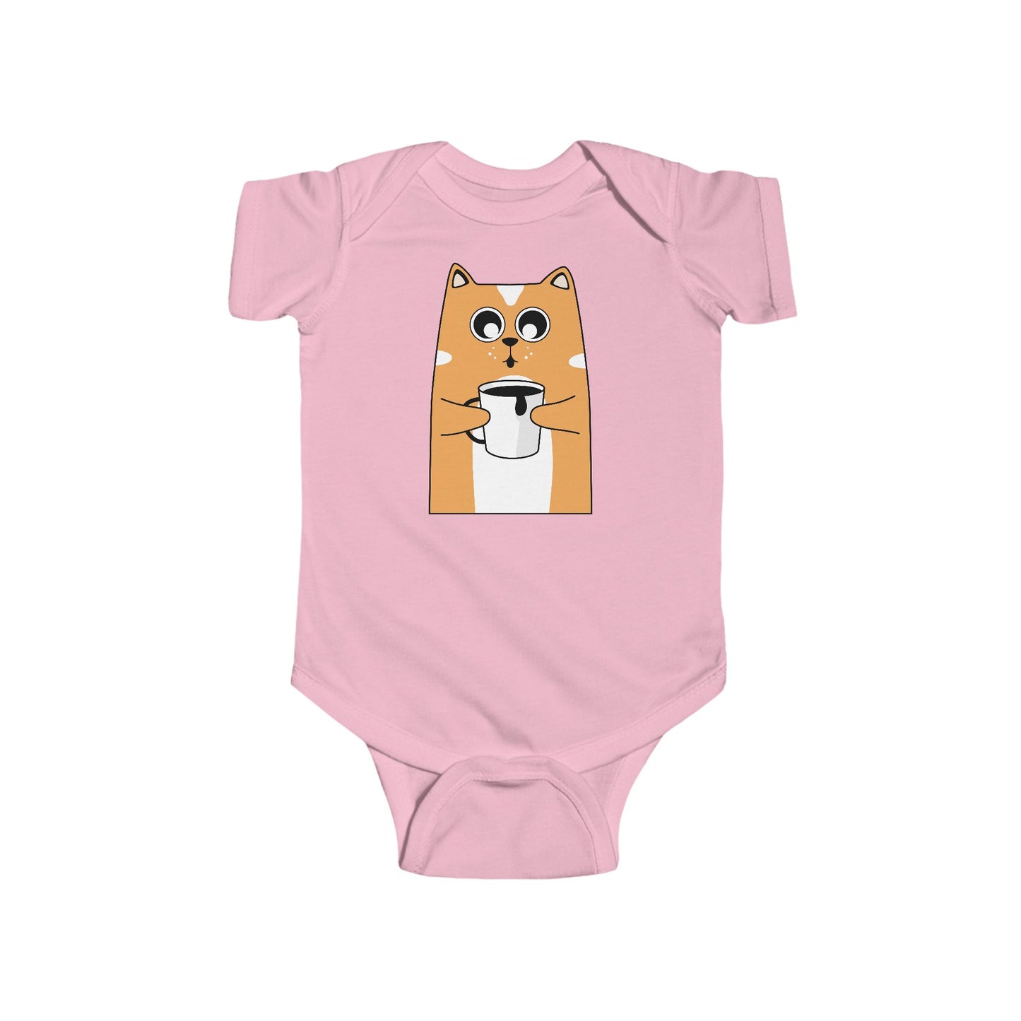 Cute Shiba Inu Coffee Infant Bodysuit, Baby Shower Gift, Newborn Outfit, Cute Baby Clothes, Dog Lover Apparel, Funny Baby Bodysuit