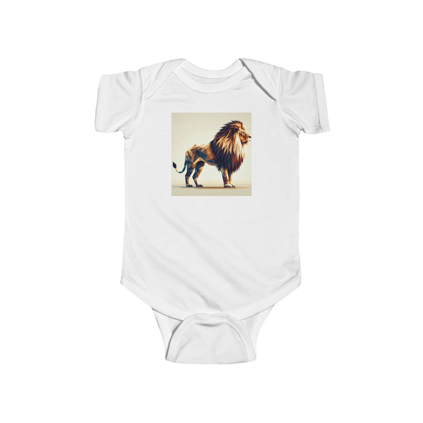 Lion Art Infant Bodysuit, Cute Baby Clothing, Animal-Themed Gift, Baby Shower Present, New Parent Essentials